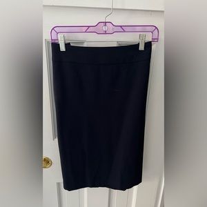 Navy Pencil Skirt